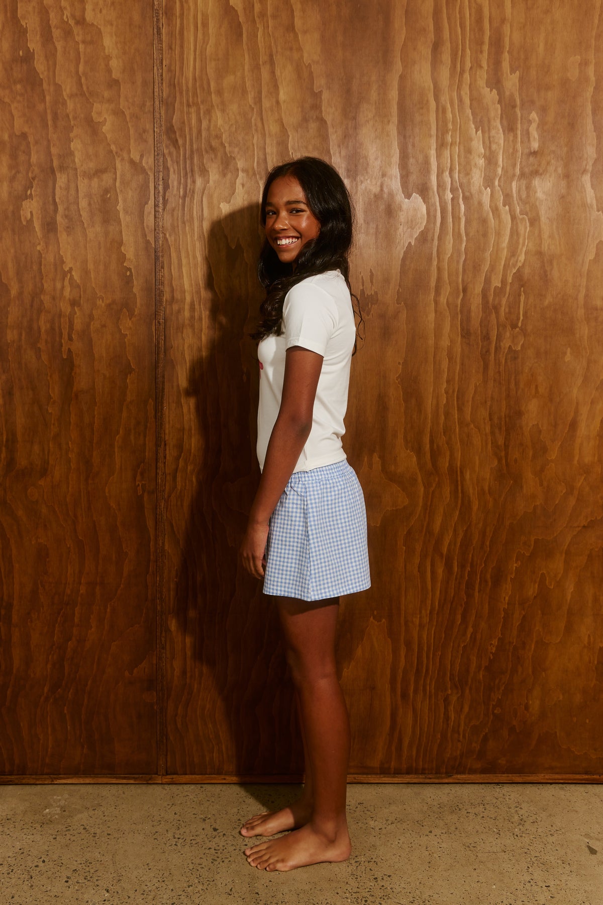 The Sundae Shorts - Bluebell Gingham