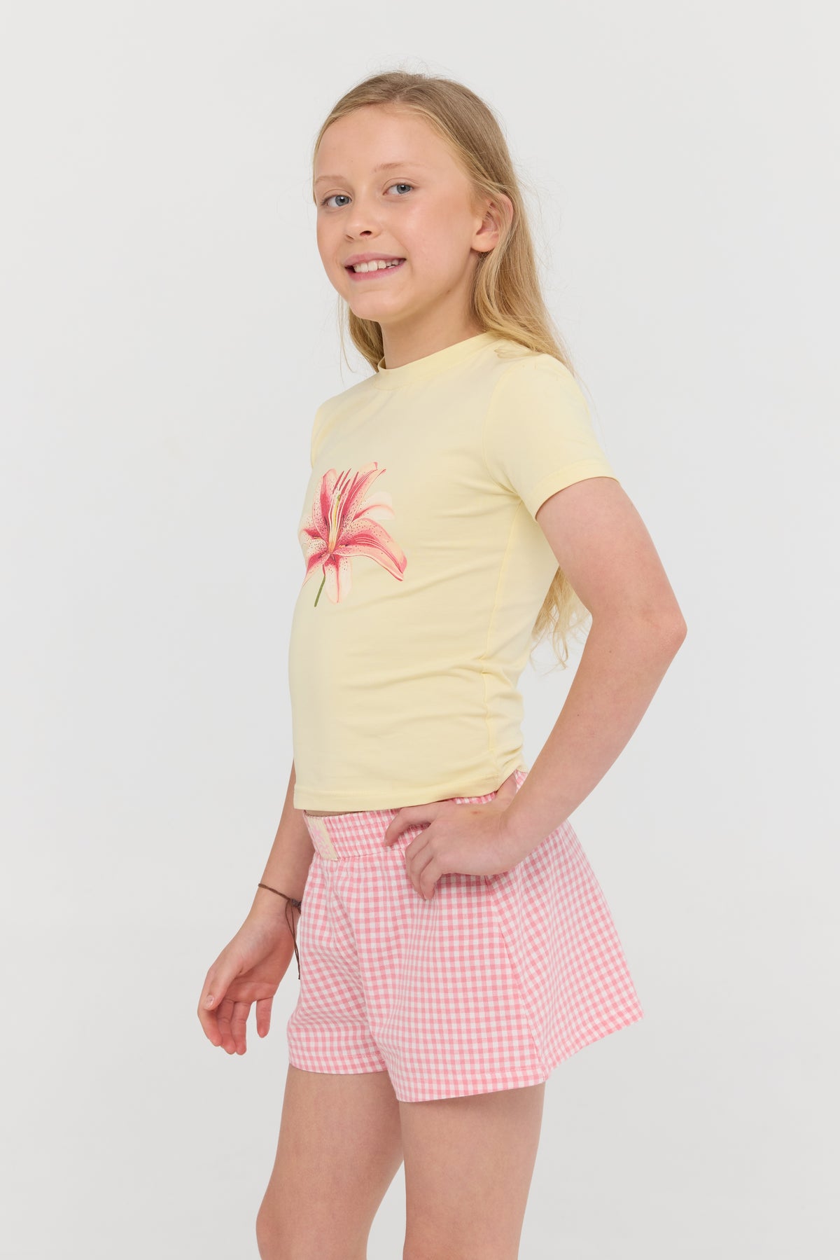 The Sundae Shorts - Pink Lemonade Gingham