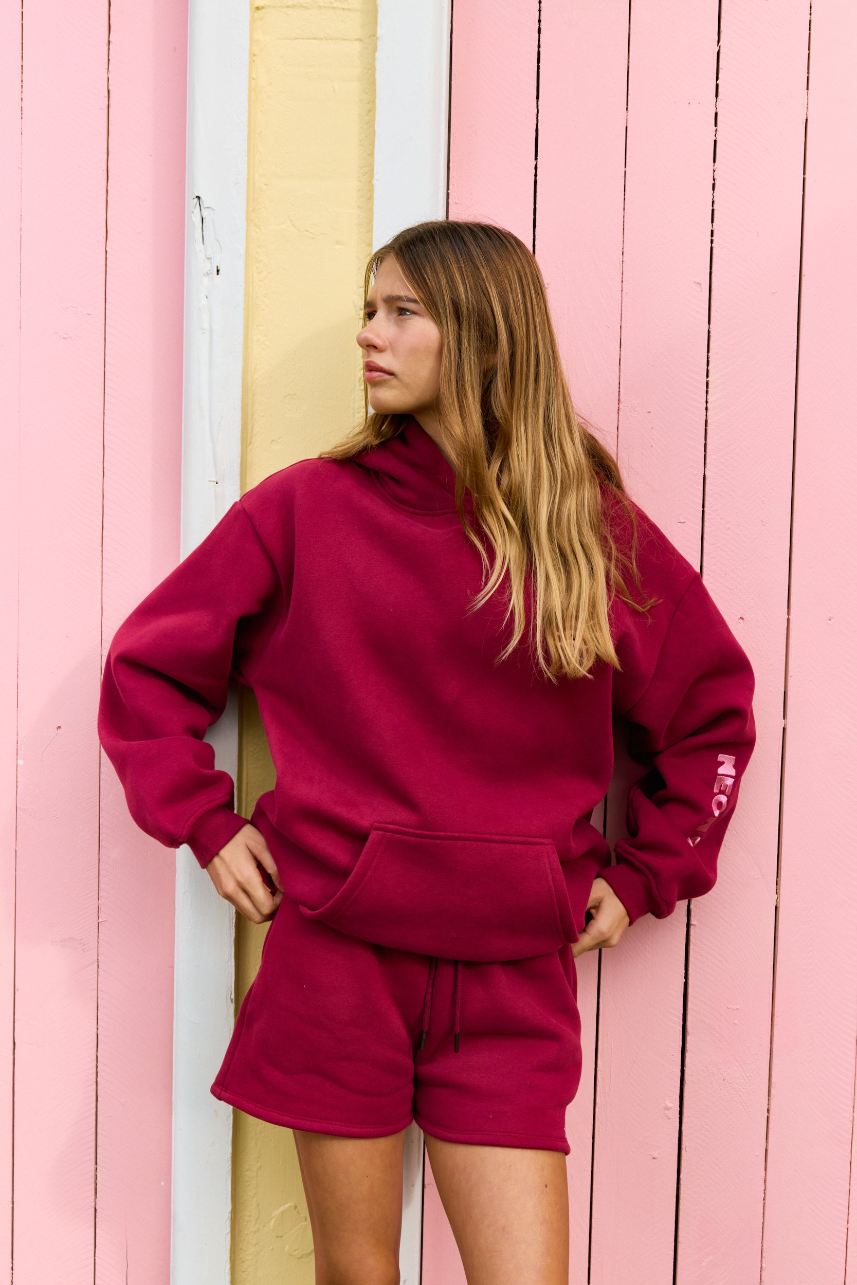 The Latigo Shorts - Cherry