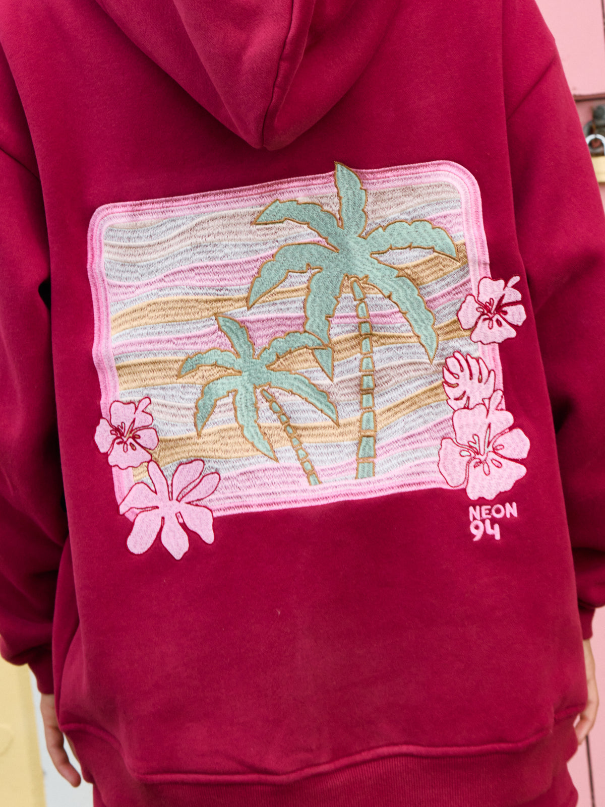 The Joni Hoodie - Cherry