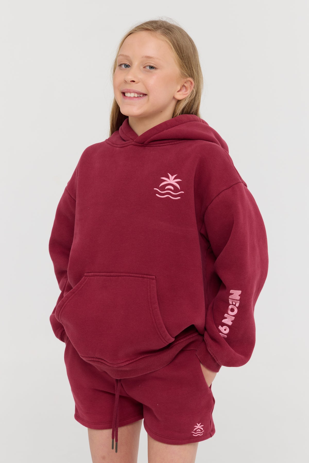 The Joni Hoodie - Cherry