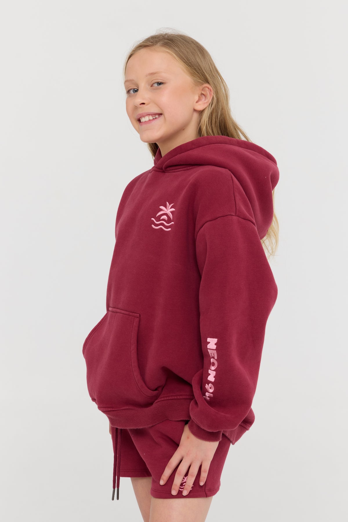 The Joni Hoodie - Cherry