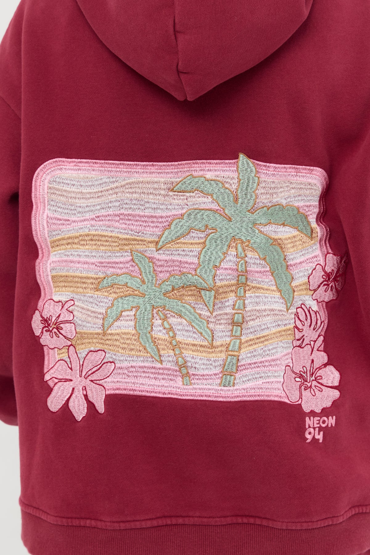 The Joni Hoodie - Cherry