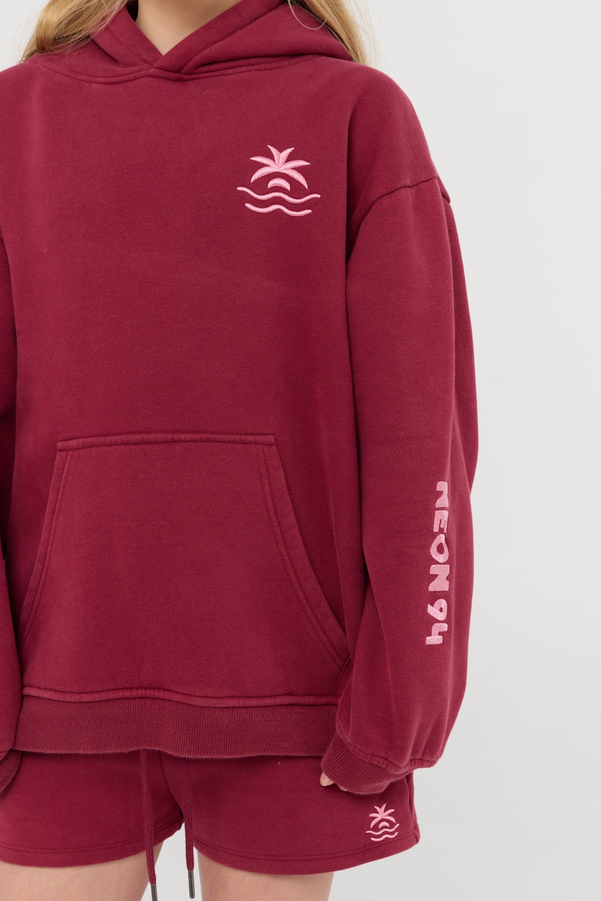 The Joni Hoodie - Cherry