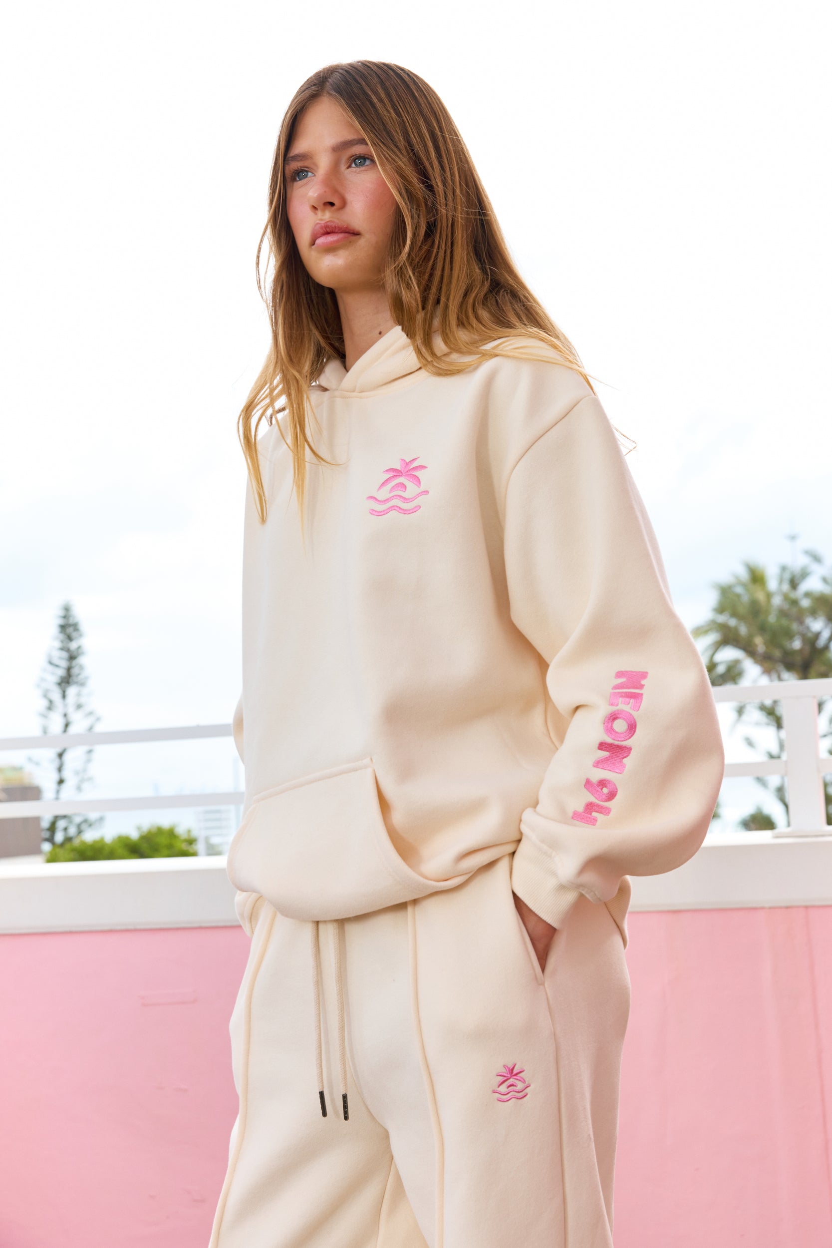 The Dume Hoodie - Cream