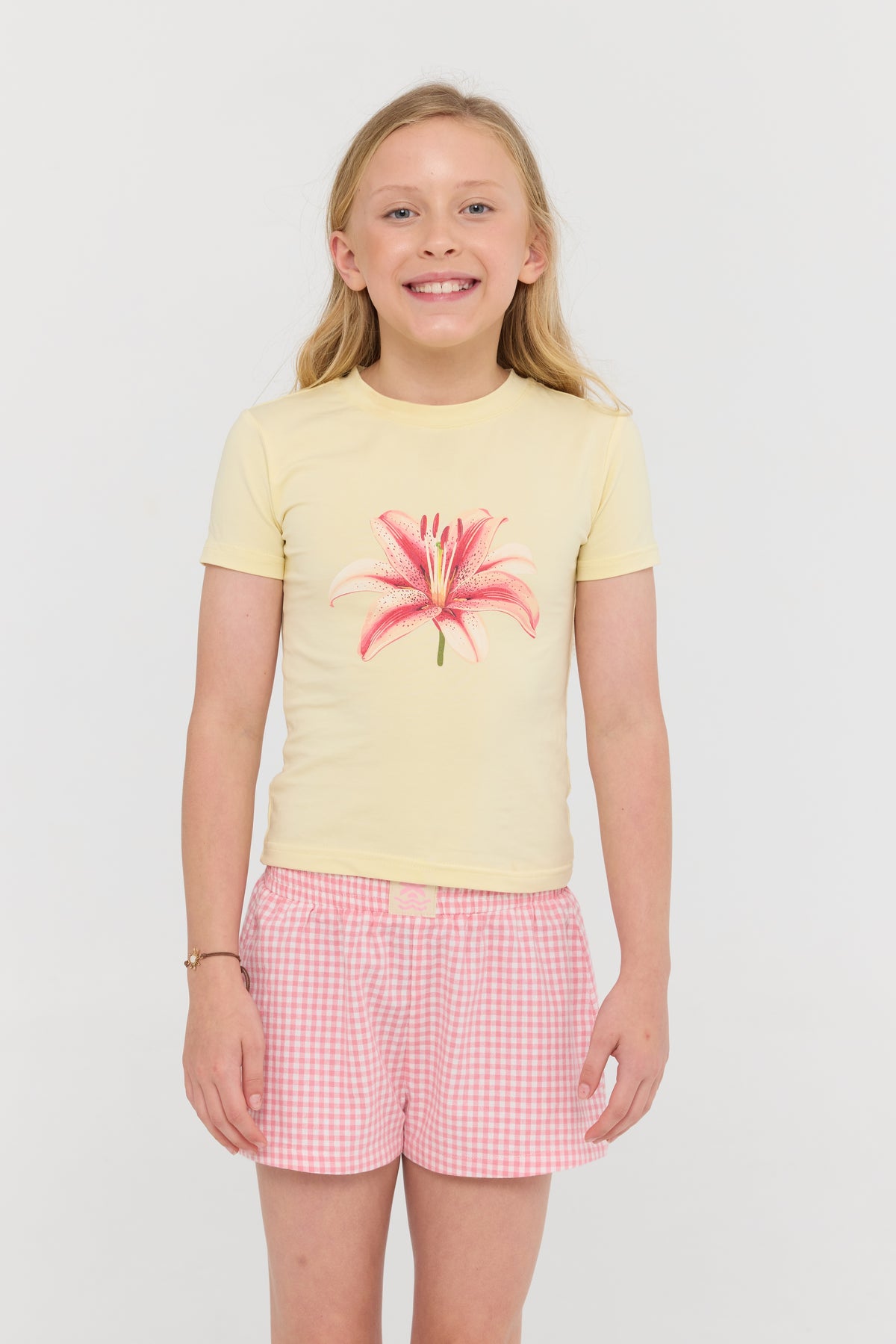 The Sundae Shorts - Pink Lemonade Gingham