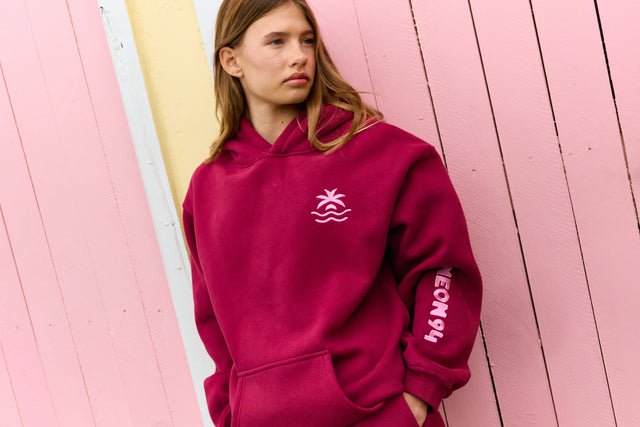 The Joni Hoodie - Cherry