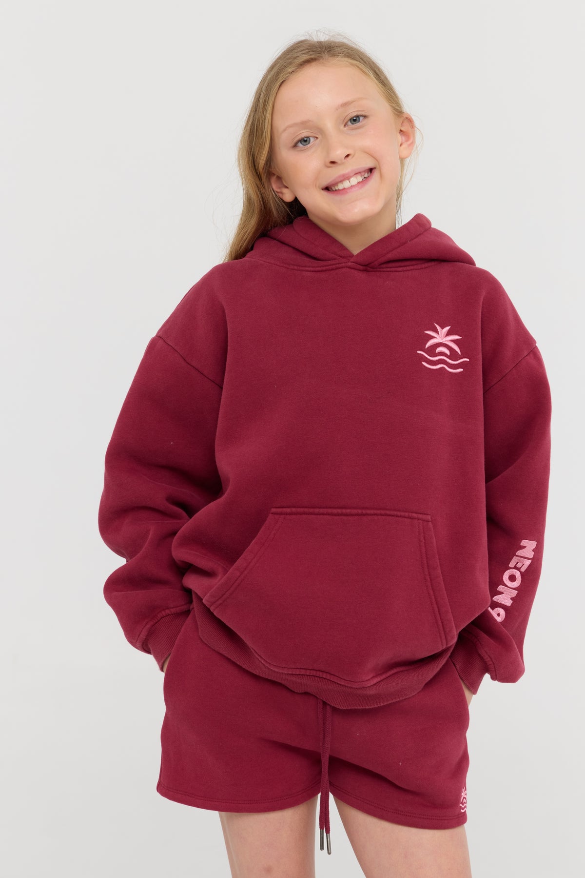 The Joni Hoodie - Cherry