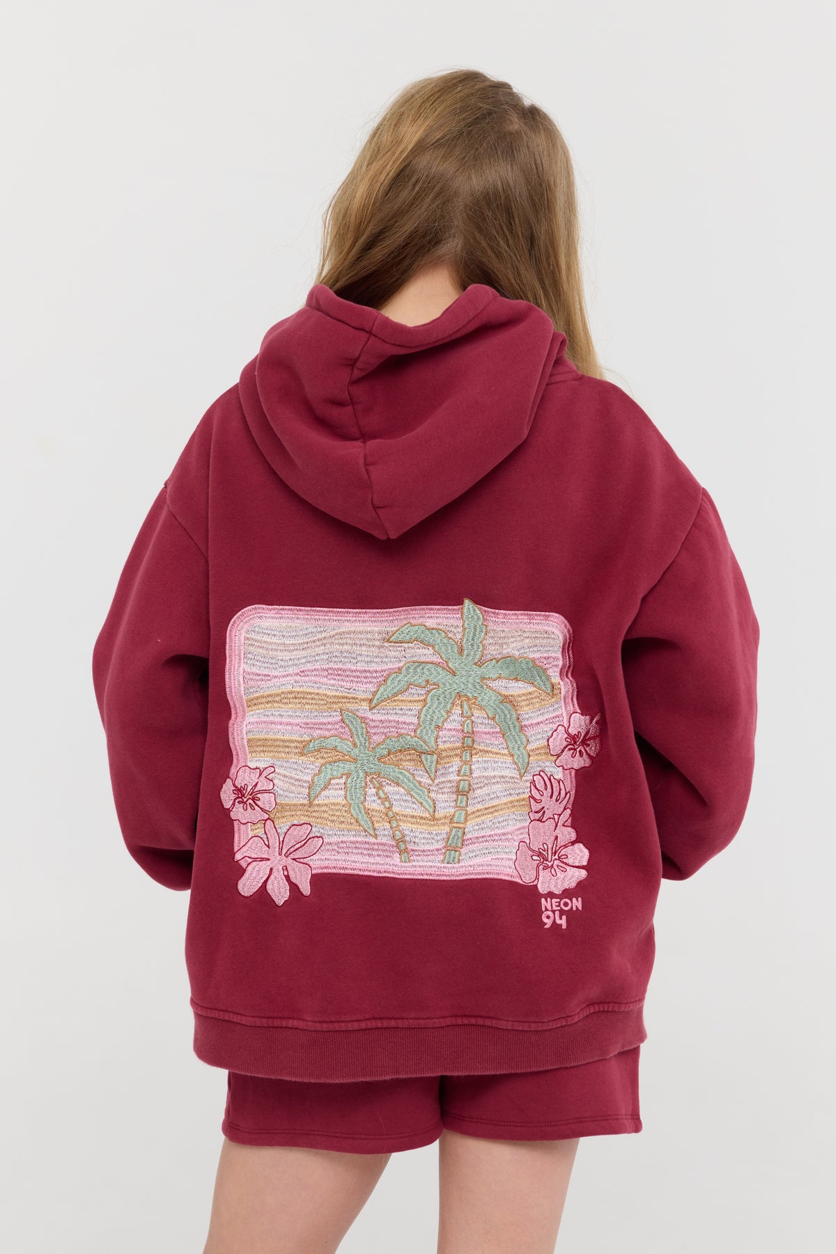 The Joni Hoodie - Cherry