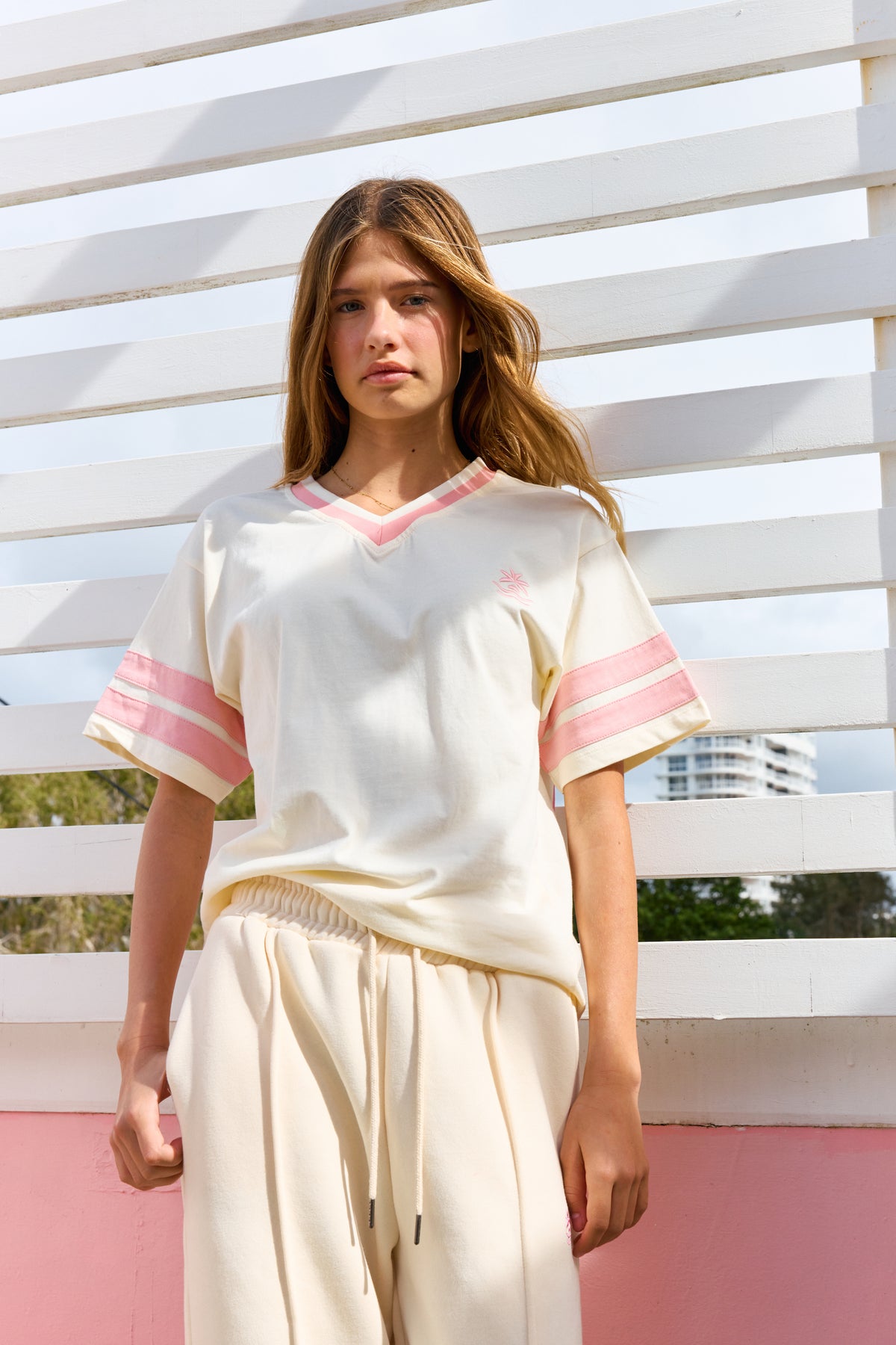 The Bowie Track Pants - Cream